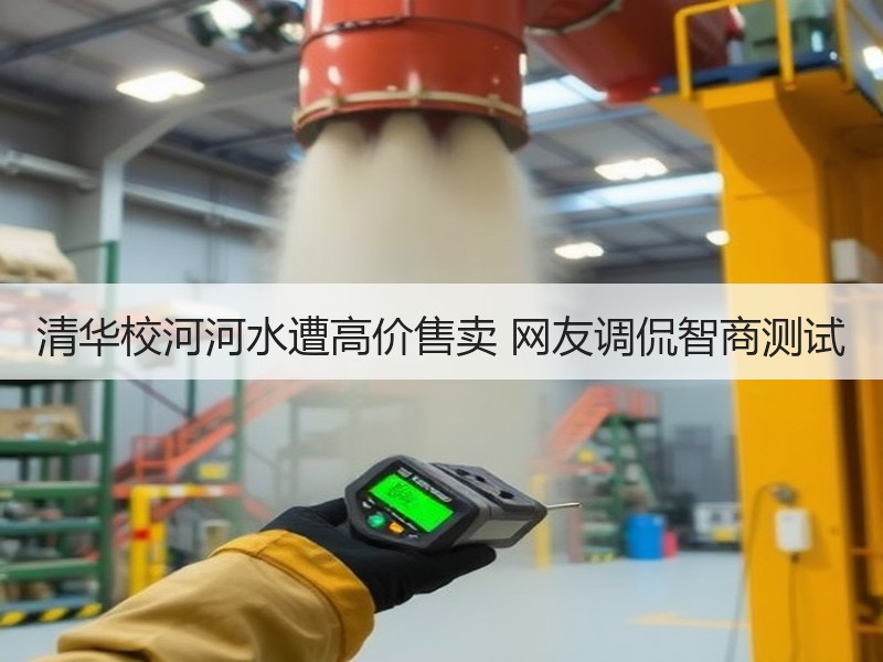清华校河河水遭高价售卖 网友调侃智商测试