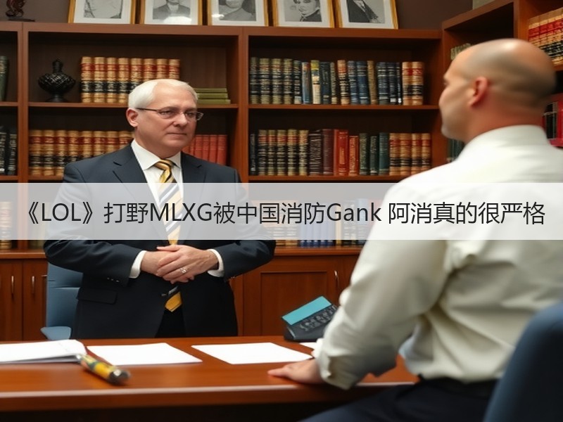 《LOL》打野MLXG被中国消防Gank 阿消真的很严格