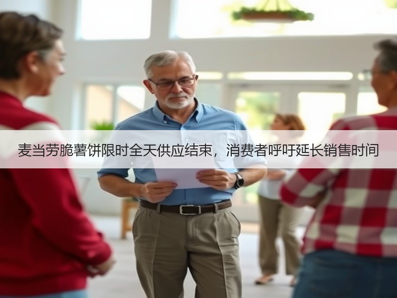 麦当劳脆薯饼限时全天供应结束，消费者呼吁延长销售时间