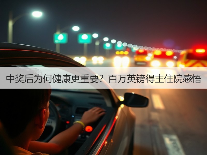 中奖后为何健康更重要？百万英镑得主住院感悟