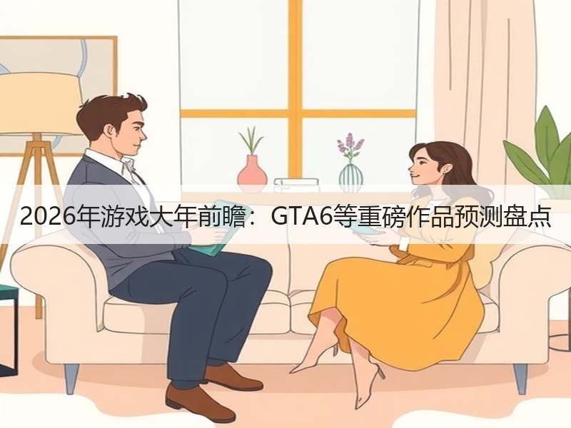 2026年游戏大年前瞻：GTA6等重磅作品预测盘点