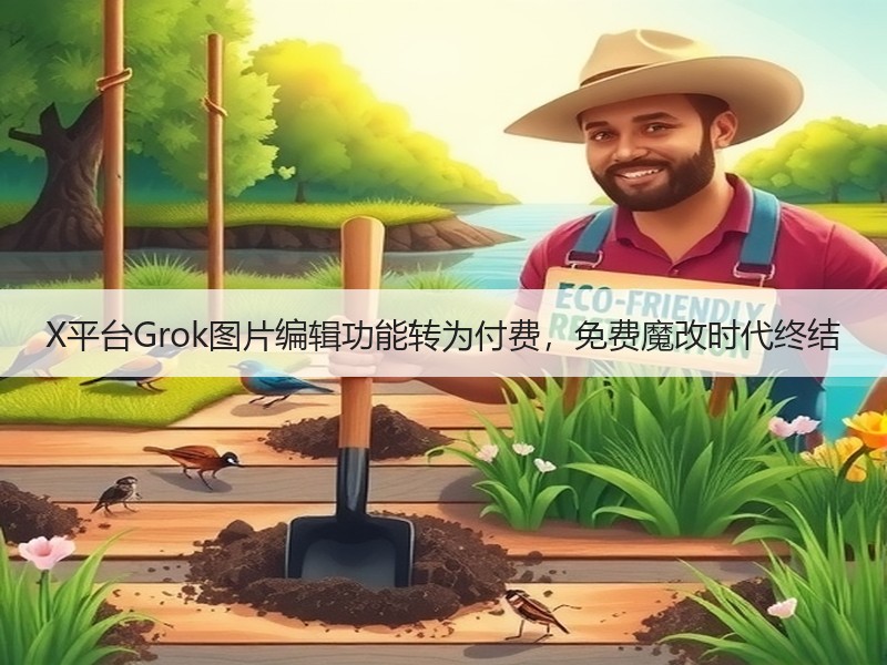 X平台Grok图片编辑功能转为付费，免费魔改时代终结