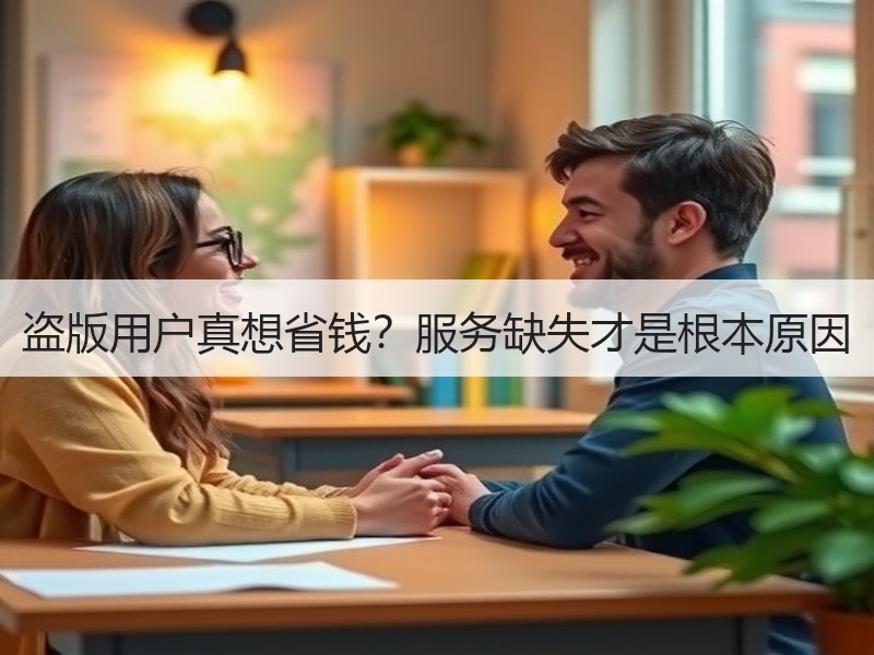 盗版用户真想省钱？服务缺失才是根本原因