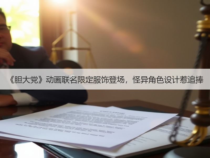 《胆大党》动画联名限定服饰登场，怪异角色设计惹追捧
