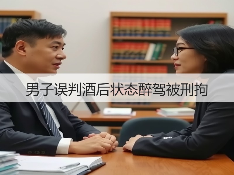 男子误判酒后状态醉驾被刑拘