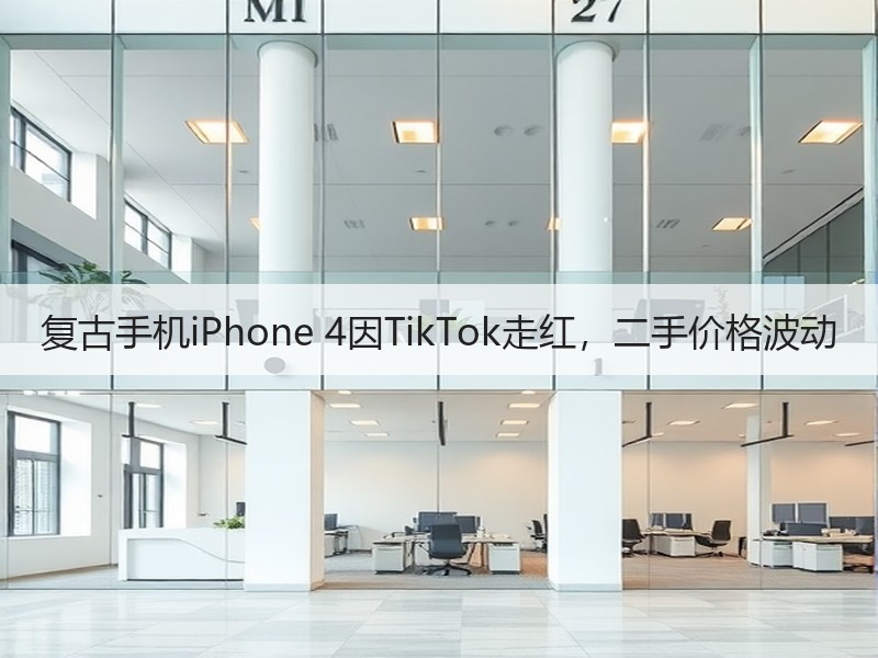 复古手机iPhone 4因TikTok走红，二手价格波动