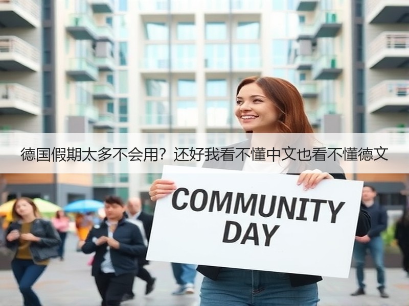 德国假期太多不会用？还好我看不懂中文也看不懂德文