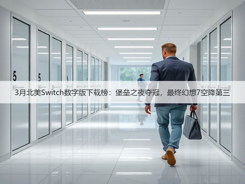3月北美Switch数字版下载榜：堡垒之夜夺冠，最终幻想7空降第三