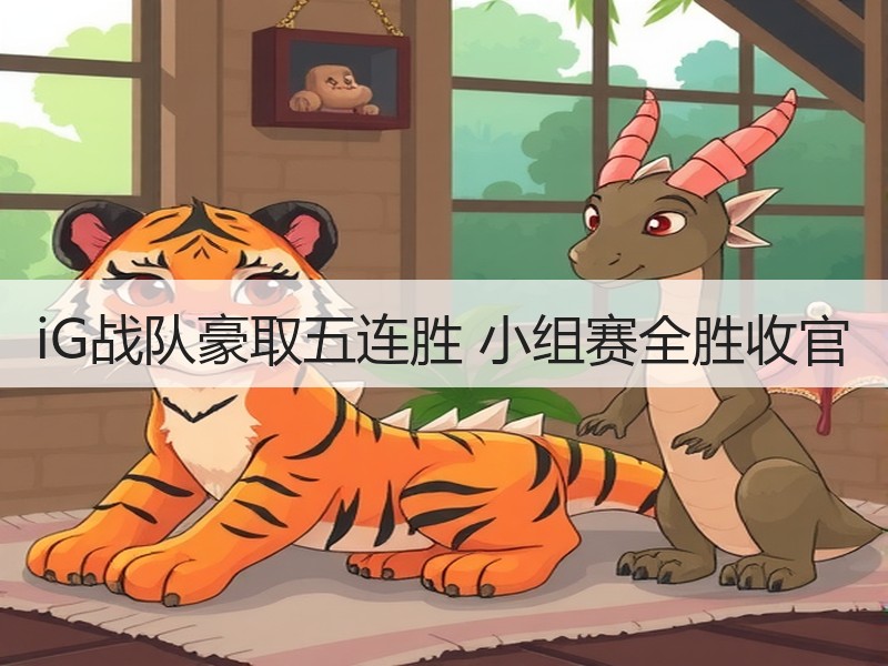 iG战队豪取五连胜 小组赛全胜收官