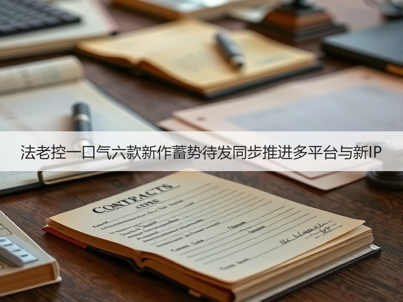法老控一口气六款新作蓄势待发同步推进多平台与新IP