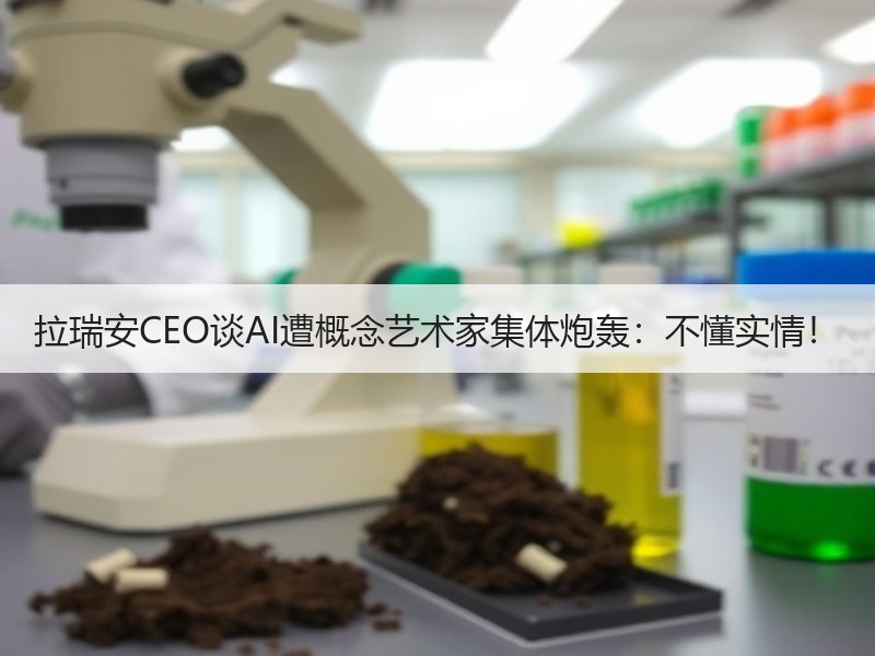 拉瑞安CEO谈AI遭概念艺术家集体炮轰：不懂实情！