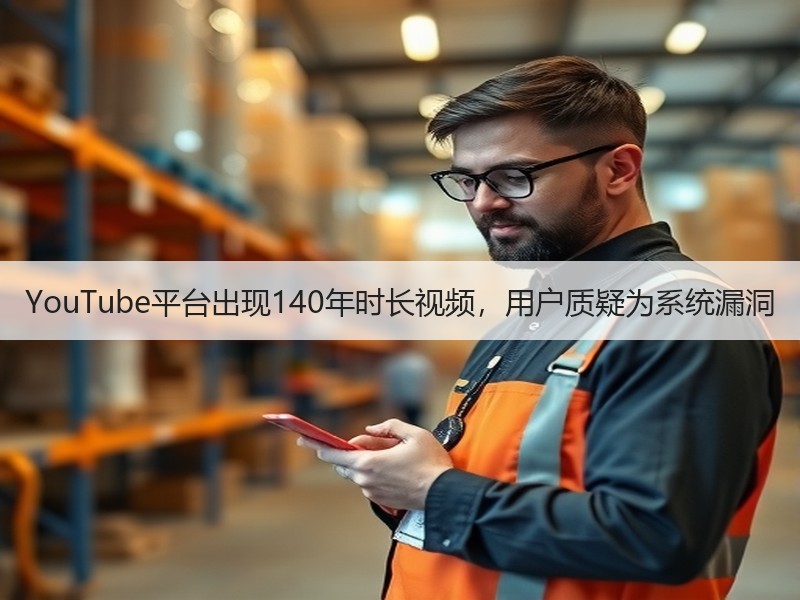 YouTube平台出现140年时长视频，用户质疑为系统漏洞