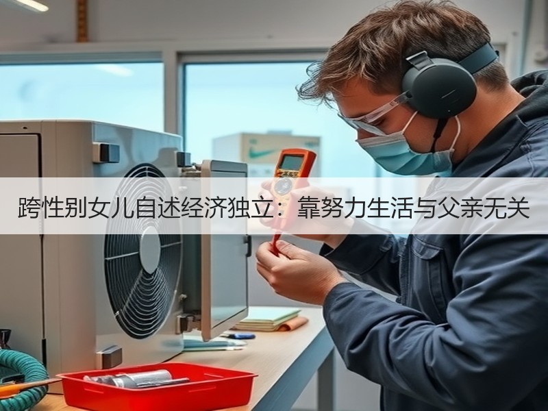 跨性别女儿自述经济独立：靠努力生活与父亲无关
