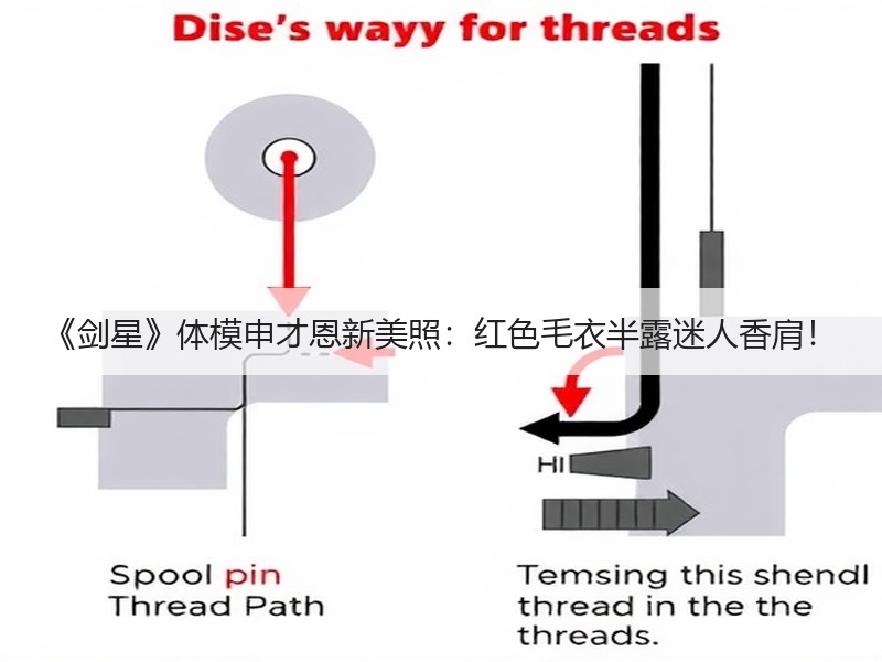 《剑星》体模申才恩新美照：红色毛衣半露迷人香肩！