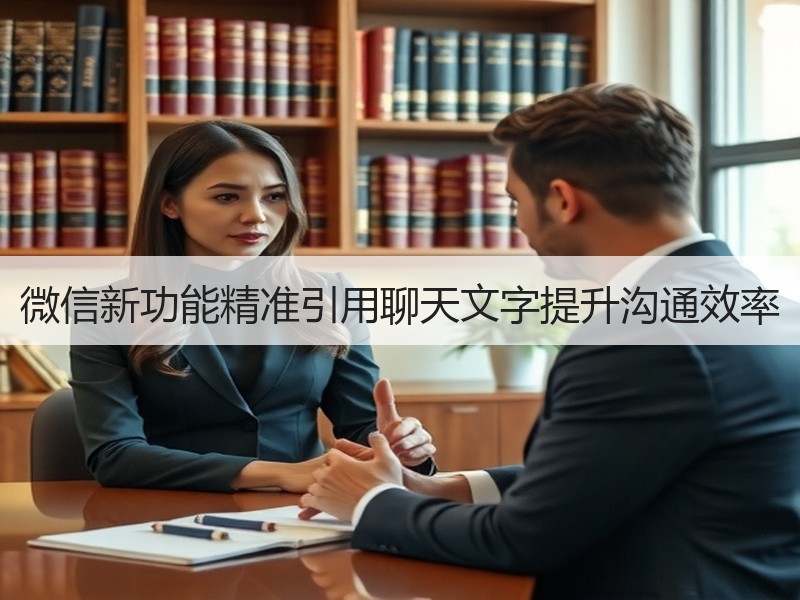 微信新功能精准引用聊天文字提升沟通效率