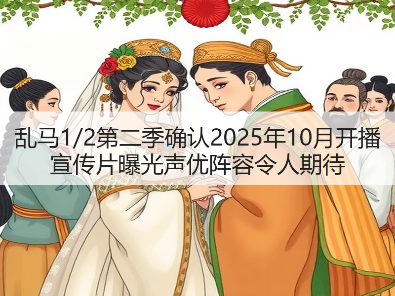 乱马1/2第二季确认2025年10月开播 宣传片曝光声优阵容令人期待
