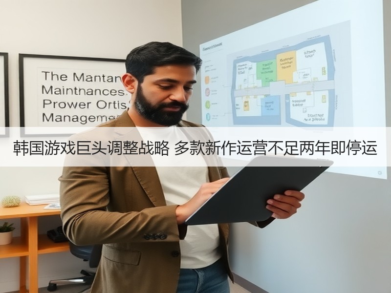 韩国游戏巨头调整战略 多款新作运营不足两年即停运