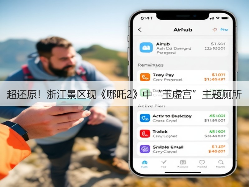 超还原！浙江景区现《哪吒2》中“玉虚宫”主题厕所