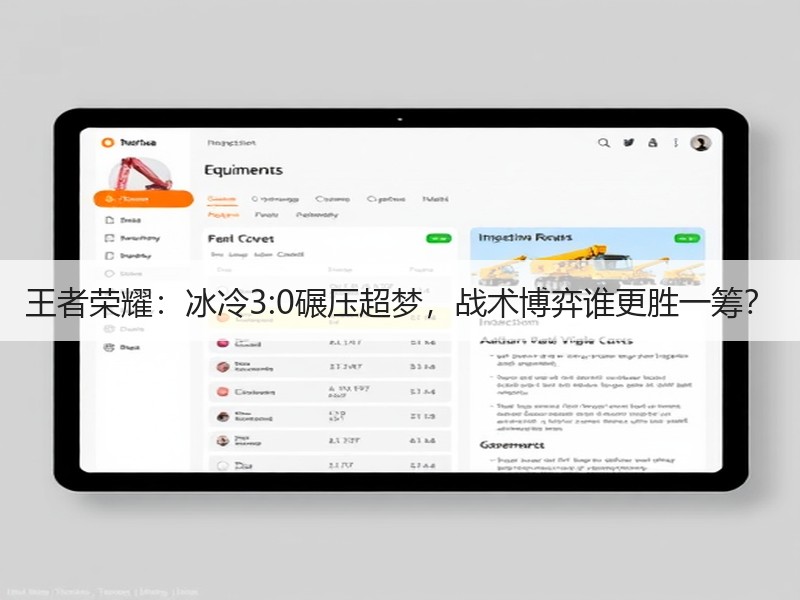 王者荣耀：冰冷3:0碾压超梦，战术博弈谁更胜一筹？