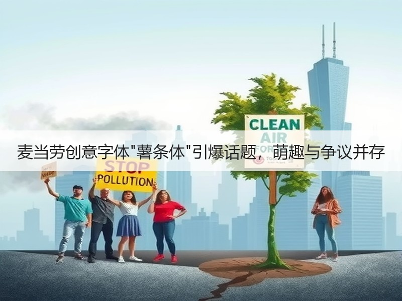 麦当劳创意字体