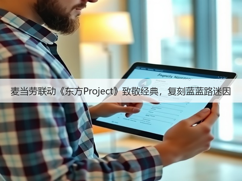 麦当劳联动《东方Project》致敬经典，复刻蓝蓝路迷因