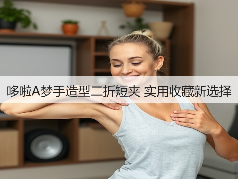哆啦A梦手造型二折短夹 实用收藏新选择