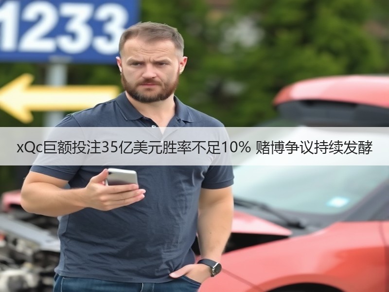 xQc巨额投注35亿美元胜率不足10% 赌博争议持续发酵