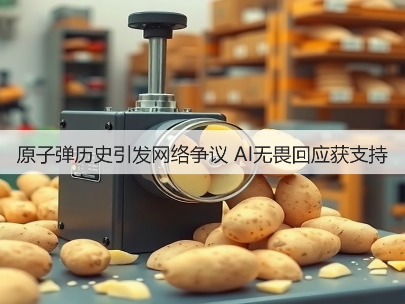 原子弹历史引发网络争议 AI无畏回应获支持