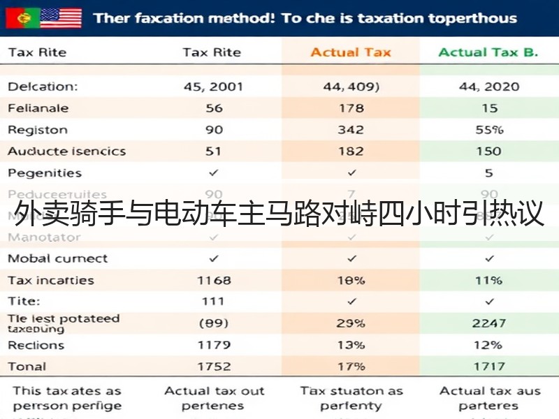 外卖骑手与电动车主马路对峙四小时引热议