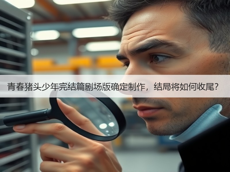 青春猪头少年完结篇剧场版确定制作，结局将如何收尾？