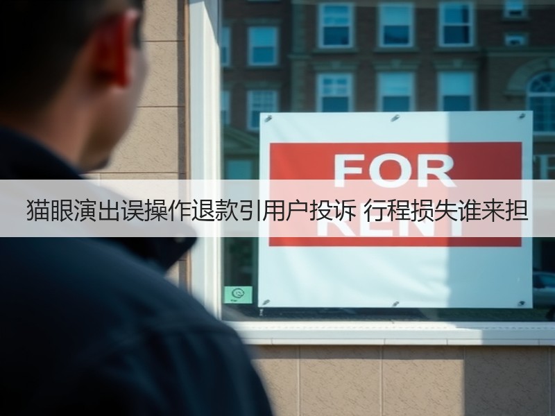 猫眼演出误操作退款引用户投诉 行程损失谁来担