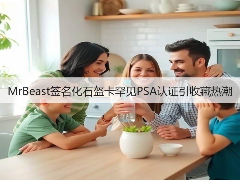 MrBeast签名化石盔卡罕见PSA认证引收藏热潮