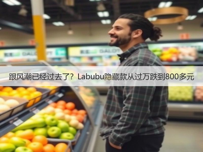 跟风潮已经过去了？Labubu隐藏款从过万跌到800多元