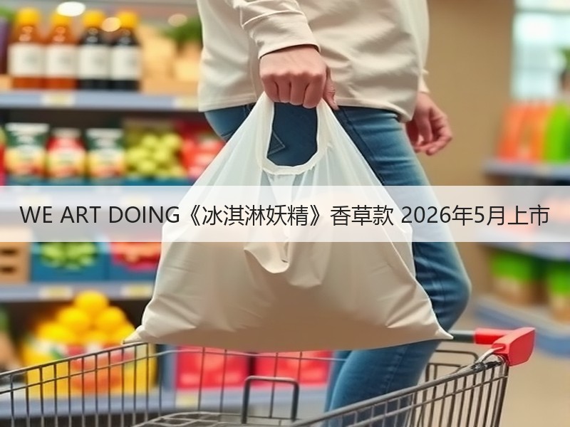 WE ART DOING《冰淇淋妖精》香草款 2026年5月上市