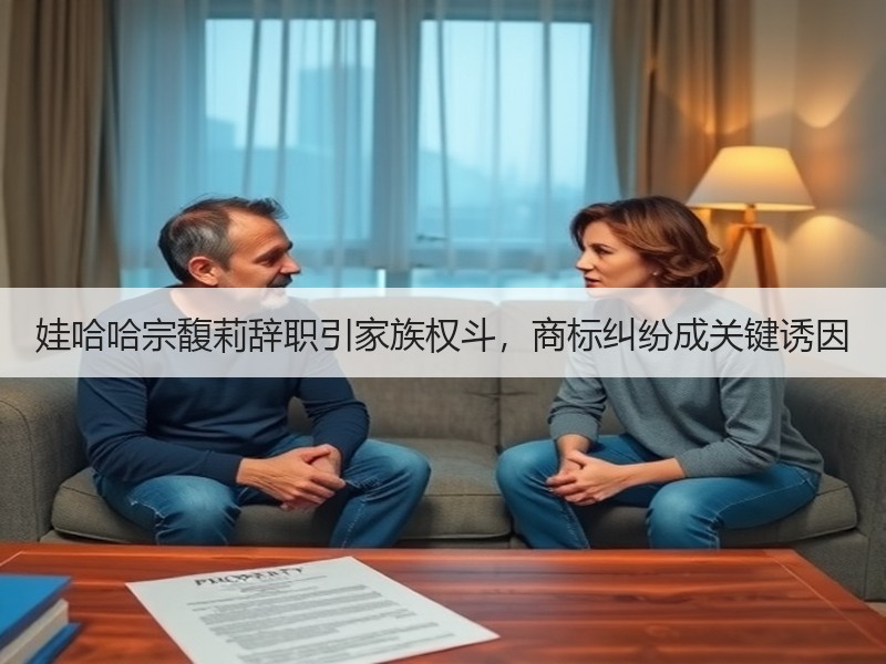 娃哈哈宗馥莉辞职引家族权斗，商标纠纷成关键诱因