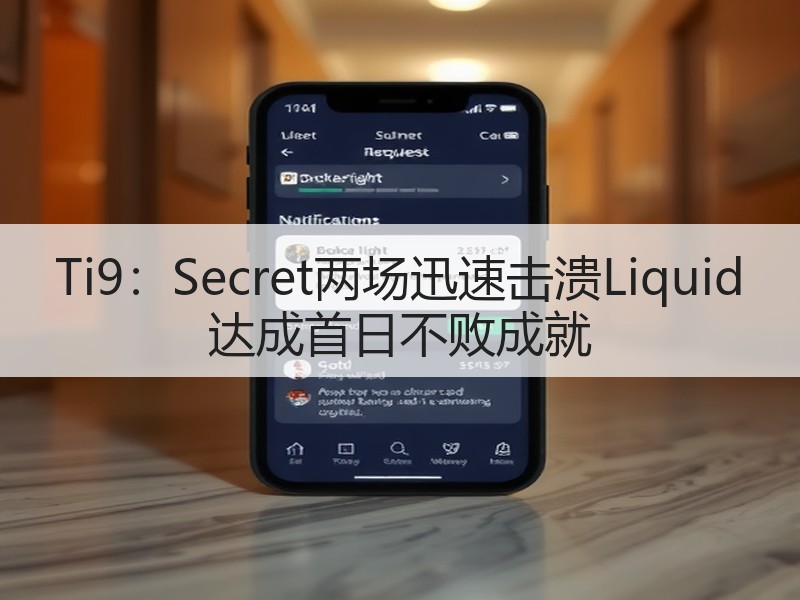 Ti9：Secret两场迅速击溃Liquid 达成首日不败成就
