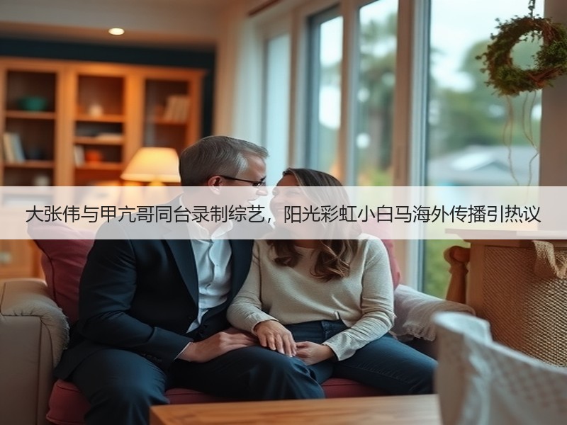 大张伟与甲亢哥同台录制综艺，阳光彩虹小白马海外传播引热议