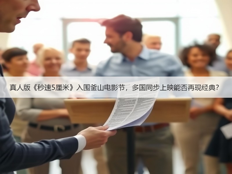 真人版《秒速5厘米》入围釜山电影节，多国同步上映能否再现经典？