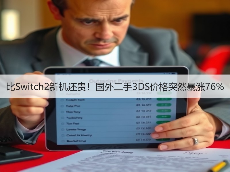 比Switch2新机还贵！国外二手3DS价格突然暴涨76%