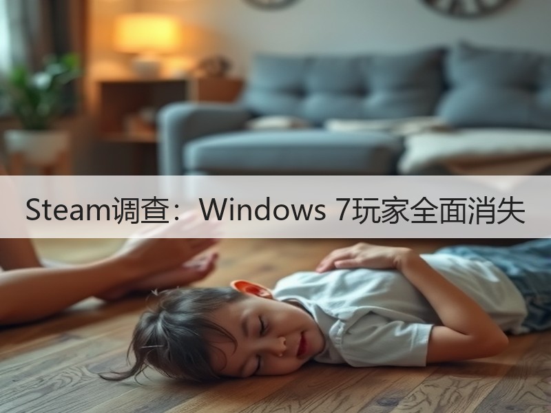 Steam调查：Windows 7玩家全面消失