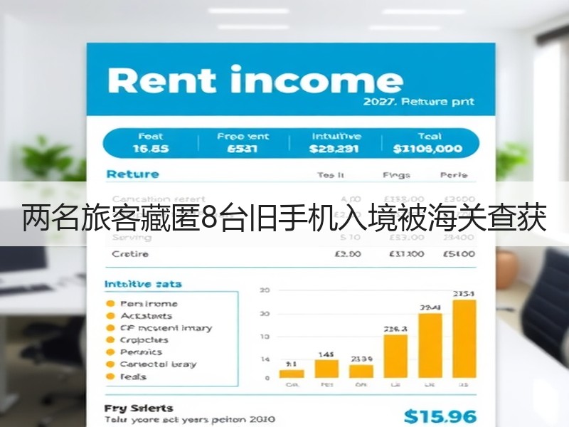 两名旅客藏匿8台旧手机入境被海关查获