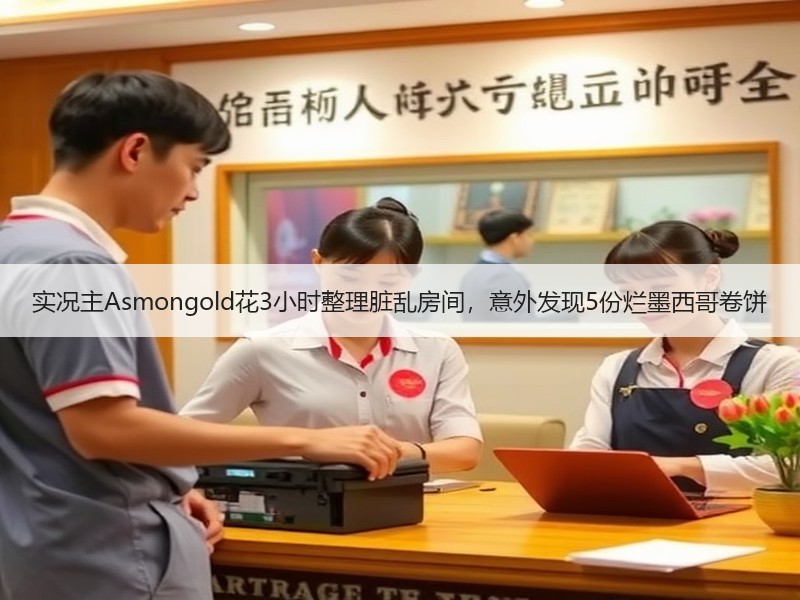 实况主Asmongold花3小时整理脏乱房间，意外发现5份烂墨西哥卷饼