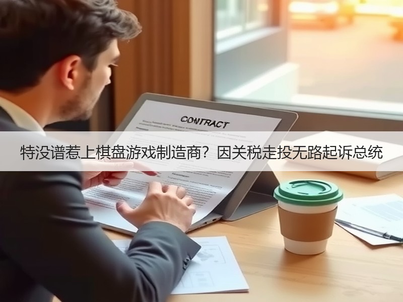 特没谱惹上棋盘游戏制造商？因关税走投无路起诉总统