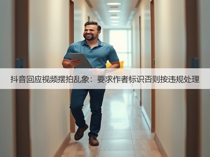 抖音回应视频摆拍乱象：要求作者标识否则按违规处理