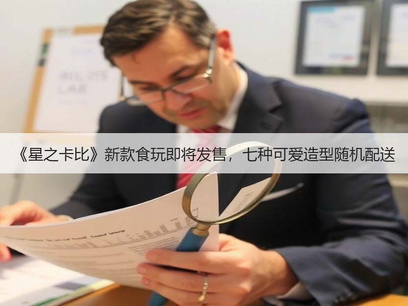 《星之卡比》新款食玩即将发售，七种可爱造型随机配送