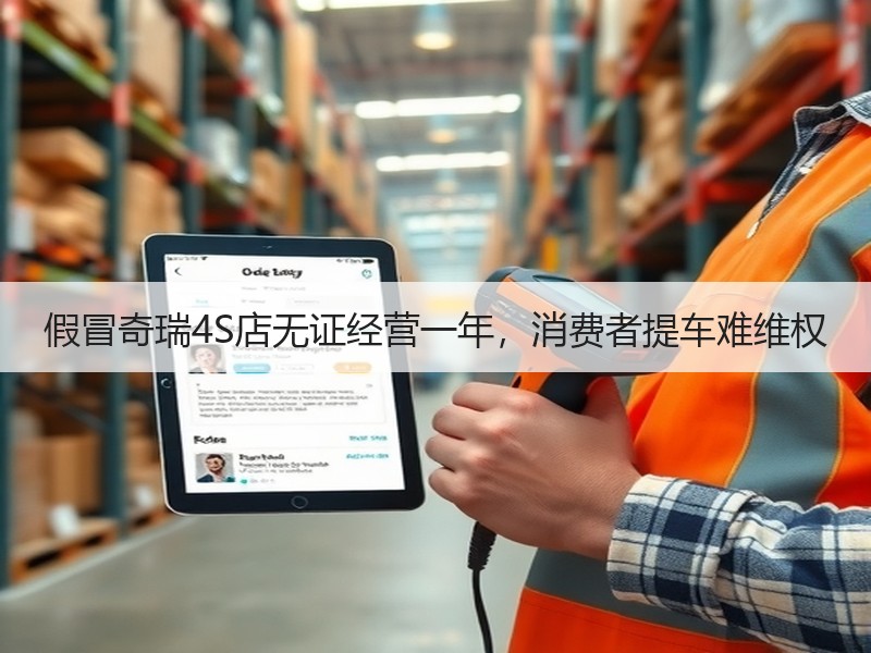 假冒奇瑞4S店无证经营一年，消费者提车难维权