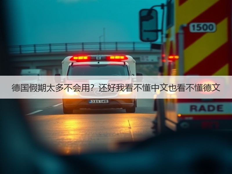 德国假期太多不会用？还好我看不懂中文也看不懂德文