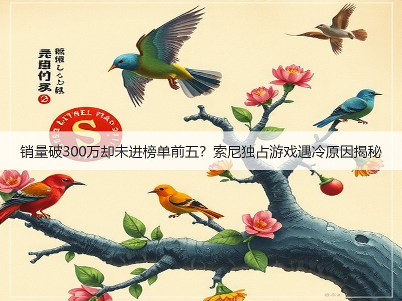 销量破300万却未进榜单前五？索尼独占游戏遇冷原因揭秘