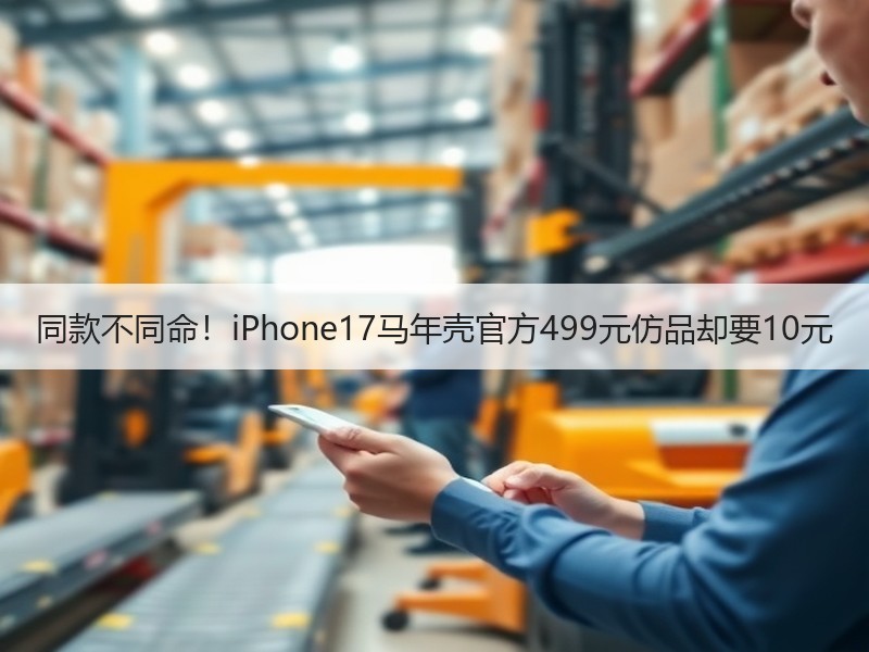 同款不同命！iPhone17马年壳官方499元仿品却要10元