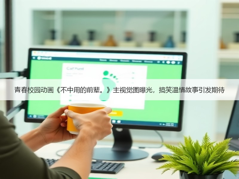 青春校园动画《不中用的前辈。》主视觉图曝光，搞笑温情故事引发期待
